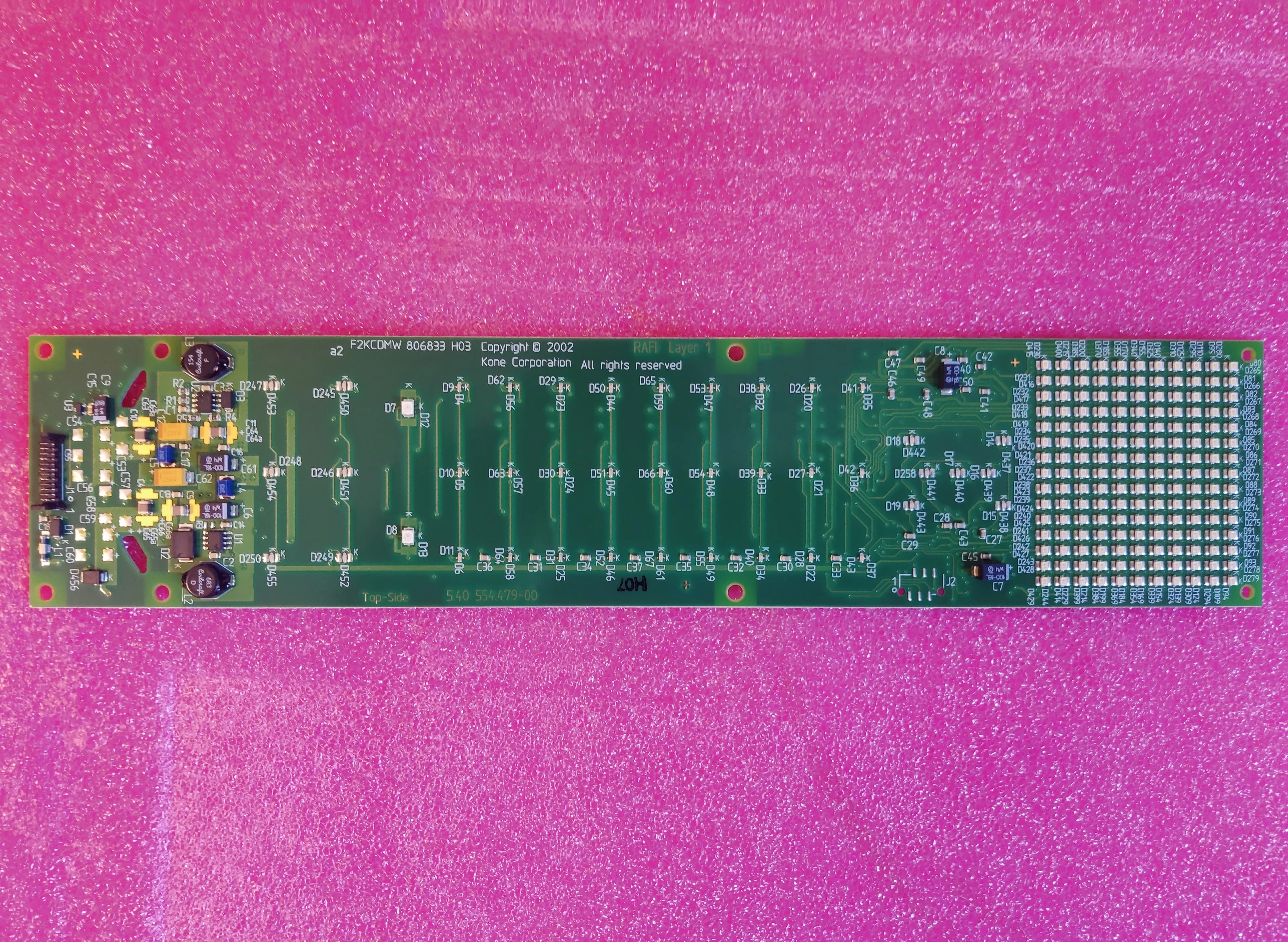 Плата индикатора F2KCDMW KM806830G02 Kone